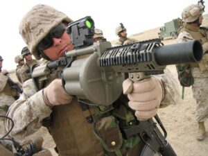 Is an under barrel grenade launcher really more effective than a I lsp8Y4xOJMhM