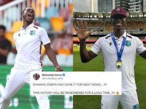 AUS vs WI Fans Hail Shamar Joseph For His Heroics At The Gabba 585945970